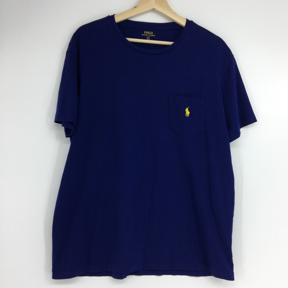 Ralph Lauren Polo t-shirt dark blue shirt Large